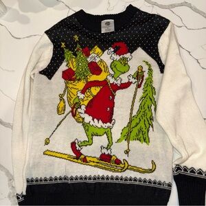 Kids Black and White Grinch Sweater